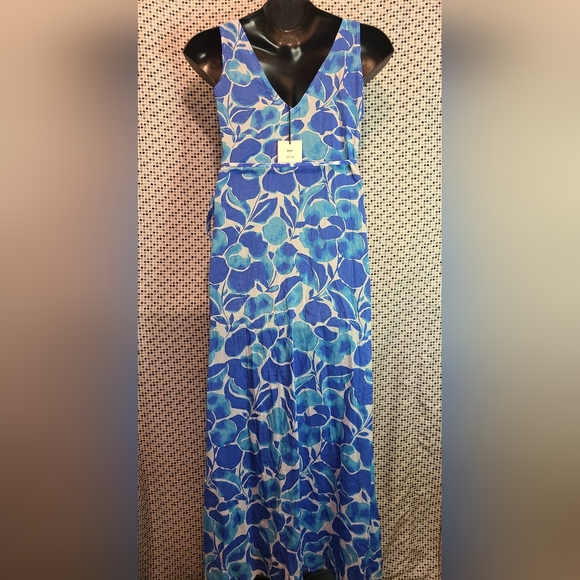 NWT DVF X ONIA "Grace" Cover-up Maxi Dress Size Sm 💙 - Picture 7 of 12